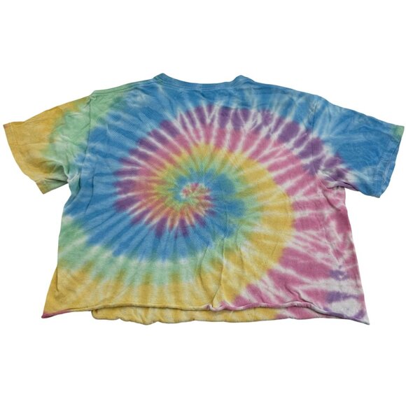 Pink Floyd Tie-Dye T-Shirt M Rainbow Colors 100% Cotton Band Tee - Picture 4 of 5